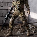 Outdoor Camo Rip-Stop Tactical Trousers